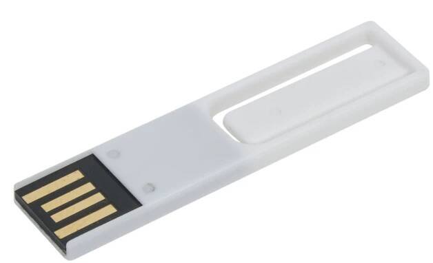 Mini USB flash disk CLAYTON bílá
