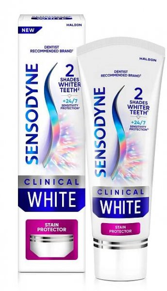 Sensodyne Clinical White Stain Protector zubní pasta 75 ml