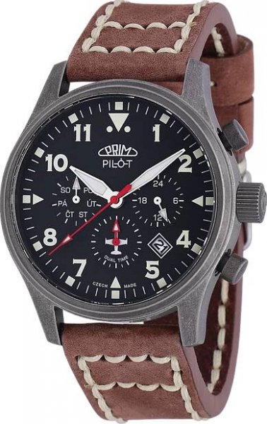 Pánské hodinky Prim Sportovní Quartz W01P.13165.E Pilot JP75 - E | Tovys.cz 