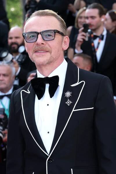 Simon Pegg at an event for Mission: Impossible - Poslední zúčtování (2025)