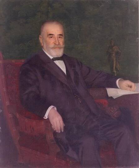 Soubor:Adolf Wiesner - Portrét staršího muže v červeném křesle.jpg