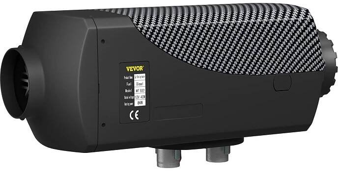 Vevor 5 kW Nezávislé topení do auta - bufík, Naftové Topení 12V