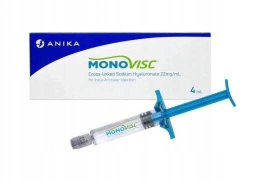 Injekce Monovisc 88 mg/4 ml + 1 injekční jehla bonus, zdravé koleno