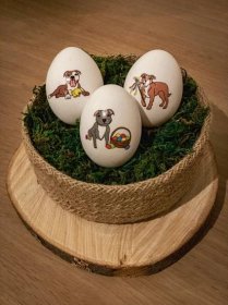 Dekorace na vajíčka – knírač – Legendárky