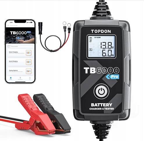 Topdon TB6000Pro 6/12V 240Ah 6A od 2 590 Kč