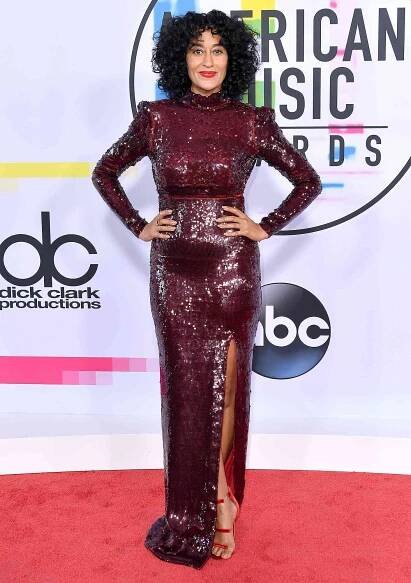 See All 12 of Tracee Ellis Ross' High-Fashion Outfit Changes While Hosting the AMAs