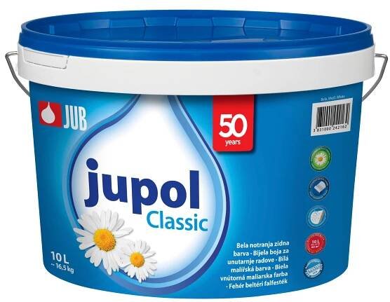 JUB JUPOL Classic Barva na stěnu bílá; matná; 10 l