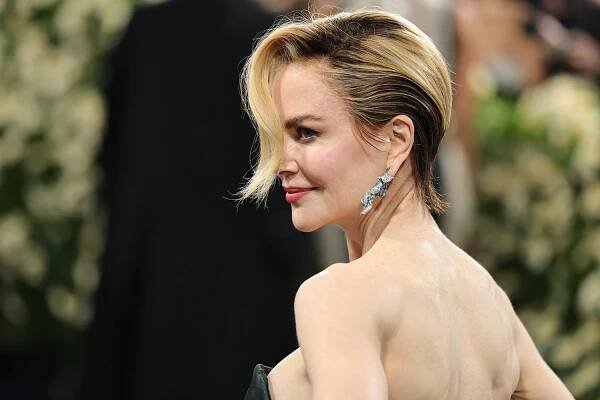 Nicole Kidman attends the 2025 Met Gala Celebrating "Superfine: Tailoring Black Style" at Metropolitan Museum of Art on May 05, 2025 in New York City. 