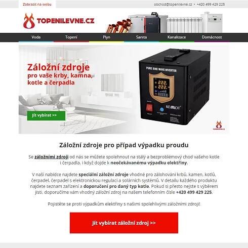 Připravte se výpadek proudu se záložními zdroji od nás