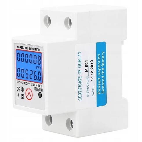 JEDNOFÁZOVÝ ELEKTROMĚR RESETOVACÍ 1F 5(80)A 230V