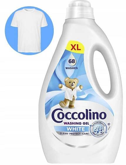PRACÍ GELY COCCOLINO SET BÍLÉ ČERNÉ BAREVNÉ OBLEČENÍ 3x2,72 L Druh prání univerzální