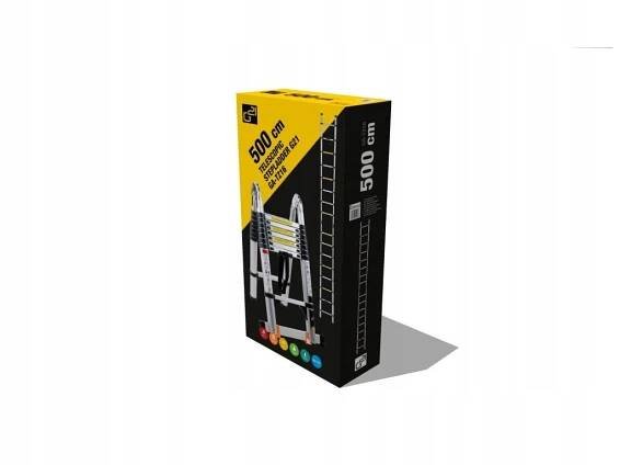 Obrázek produktu Teleskopický žebřík G21 GA-TZ16-5M štafle/žebřík 6390453 2