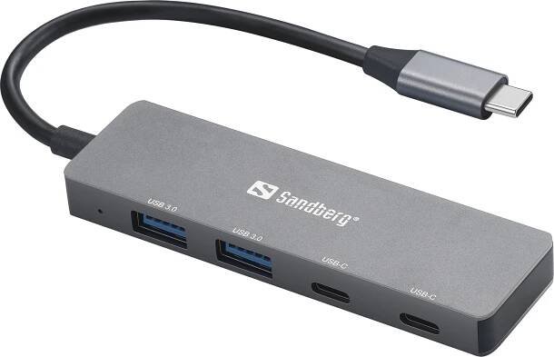 Sandberg USB-C HUB 2xUSB-A + 2xUSB-C