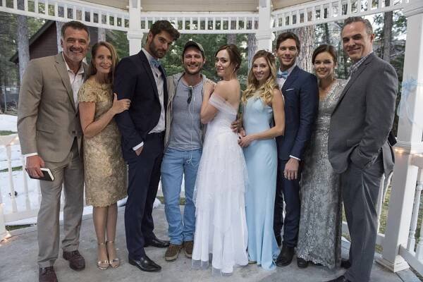 Bruce Thomas, Jane Sibbett, Nick Bateman, Andrea Bowen, Brooke Butler, Adam Senn, Susan Walters, Jordan Murphy - Svatba snů - Z natáčení