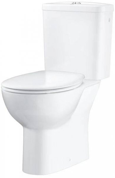 Grohe Bau Ceramic - WC kombi set s nádržkou a sedátkem softclose, rimless, alpská bílá 39496000