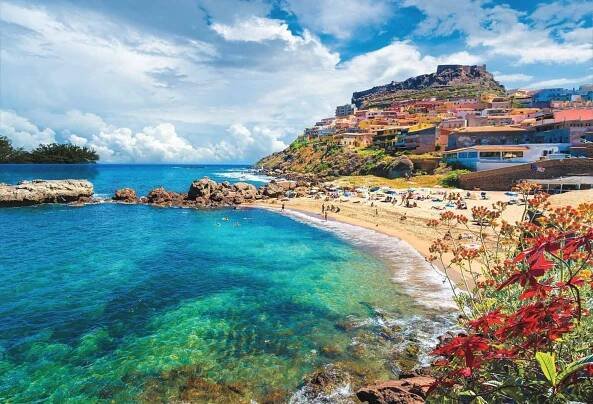 The medieval town of Castelsardo in Sardinia.