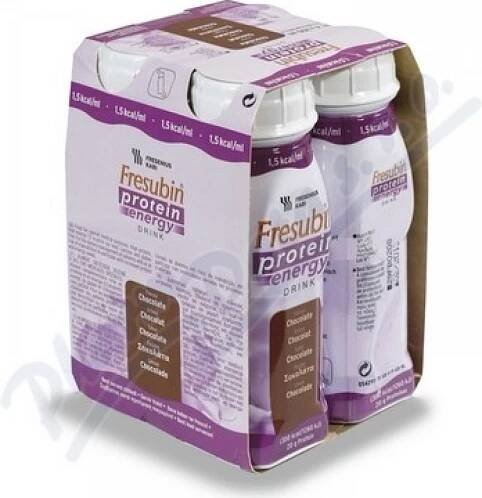 FRESUBIN PROTEIN ENERGY DRINK ČOKOLÁDA POR SOL 4X200ML