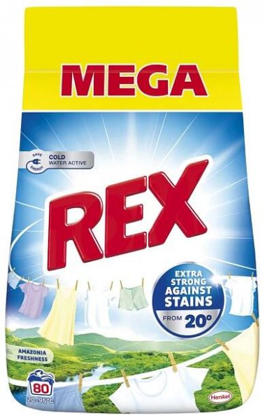 Rex Amazonia Freshness prací prášek 4,4 kg od 364 Kč