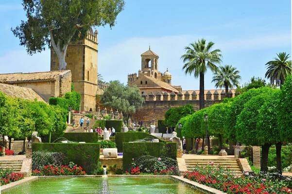 Alcazar de los reyes cristianos v cordoba, Španělsko — Stock obrázek