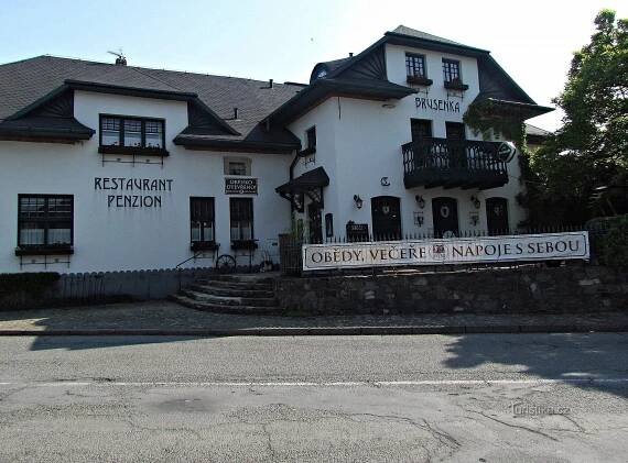 Brusné - restaurace a penzion - Cyklo bar - hospůdka