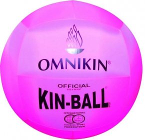 Oficiální KIN-BALL® míč růžový, průměr 1,22m, hmotnost 1kg od Jipast a.s.