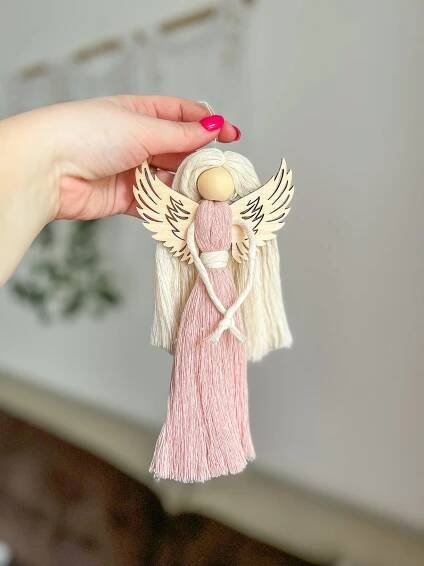 Kreativní DIY set - Macramé anděl