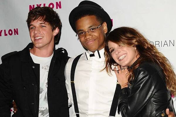  Actors Matt Lanter, Tristan Wilds and Shenae Grimes