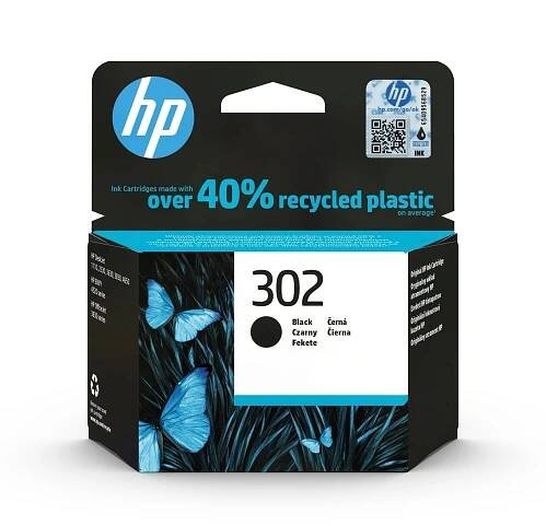 HP 302 Cartridge black 1 ks - Cartridge, tonery, Kancelářská technika, Kancelář