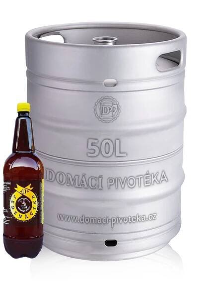 Zlínský Švec světlý ležák 11° - 50l Sud piva