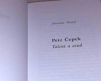 Jaroslav Vostrý - Petr Čepek - Talent a osud - Knihy a časopisy