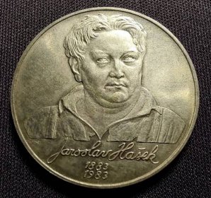 Pamětní mince 100 Kčs 1983 Jaroslav Hašek,BK