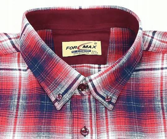 PÁNSKÁ TEPLÁ FLANELOVÁ KOŠILE 5XL Značka Formax