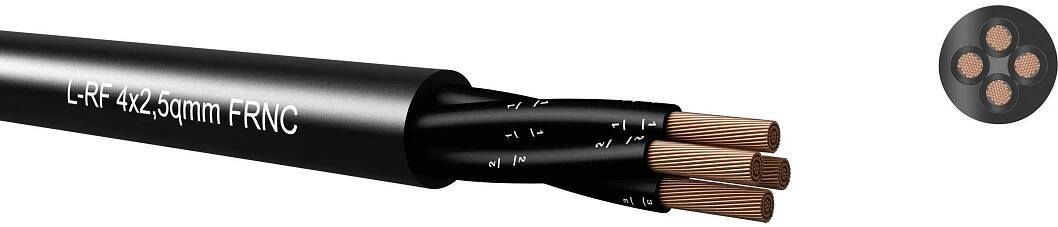 Kabeltronik 65H440000-80 reproduktorový kabel 4 x 4 mm2 černá 80 m