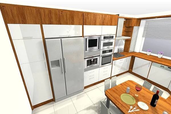 Vizualizace - návrhy kuchyní na míru: Delta Design s.r.o. - kuchyně, vestavné skříně