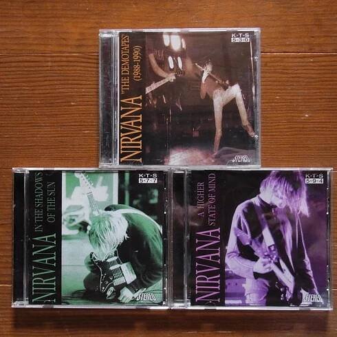 NIRVANA ライブ & デモ CD 3枚セット KTS ニルヴァーナ