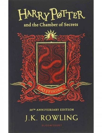 Kniha Harry Potter and the Chamber of Secrets - 20th anniversary edition - Gryffindor - Trh knih - online antikvariát