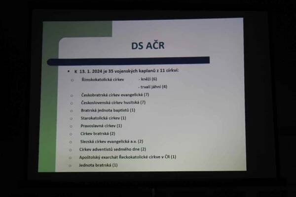 Hlavní kaplan Armády ČR Jaroslav Knichal