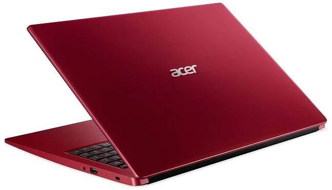 Acer Aspire 3 (A315-34) červená / 15.6" FHD / Intel Pentium N5030 1.1GHz / 4GB / 128GB SSD / Intel UHD / W11S