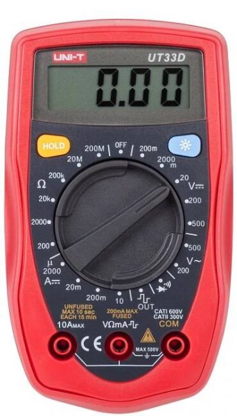 Multimeter digitálny UNI-T UT33D+
