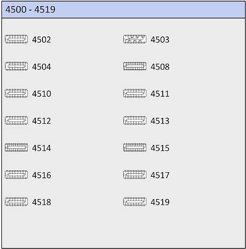CMOS 4500 - 4519