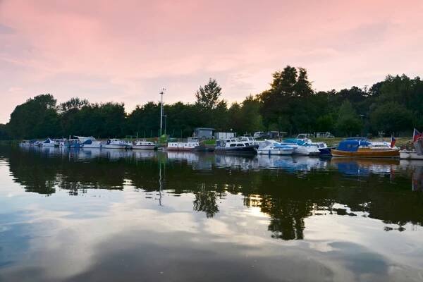 Přístaviště lodí v Marině - Týnec nad Labem 