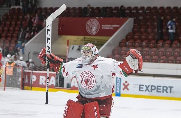 Talentovaný brankář Tomáš Volevecký - HC Slavia Praha (nominace Hvězda roku 2023) | Sportovní klub Slavia, spolek