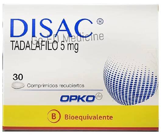 Disac 5mg Tadalafilo Tablet 1