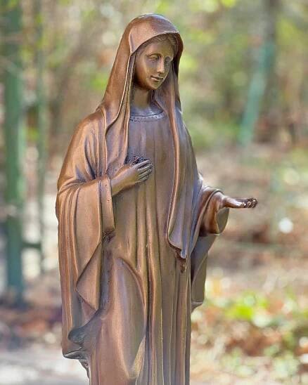 Bronzová soška socha - Madonna - Starožitnosti a umění