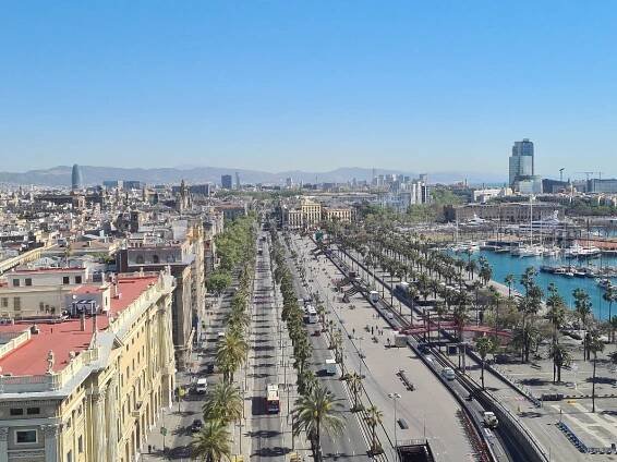 Barcelona z výšky