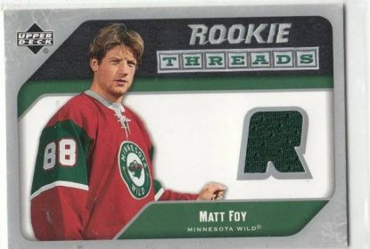 MATT FOY RC jersey hokejová karta - Hokejové karty