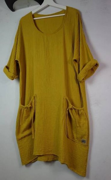 Šaty z mušelínu 3XL-5XL – Potvor - pomáhat tvořit