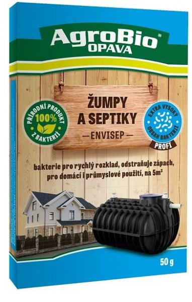 AgroBio Opava Bakteriální přípravek do septiků ENVISEP 50 g