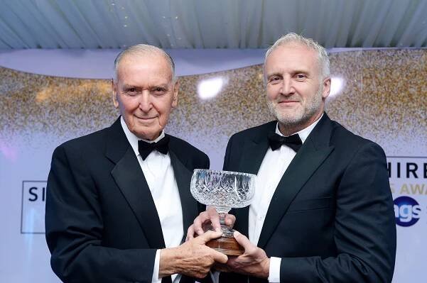 Steve Morgan presented with Lord Barry Jones Legacy Award - Garden Centre and Café