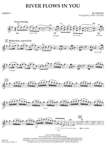 River Flows in You - Pop Specials for Strings / partitura + party eNoty.eu
